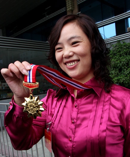 陳美麗被評為第二屆全國道德模範