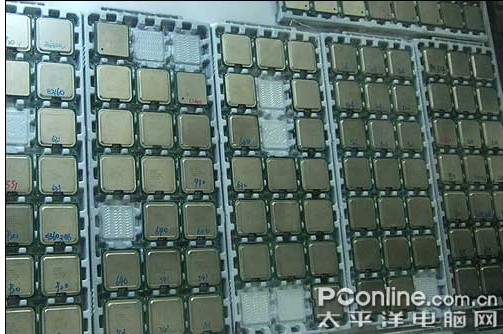 市場上的Intel散裝處理器