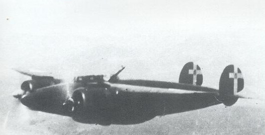 飛行中的 Ba.88，隸屬第 101  中隊