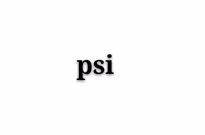 psi(希臘字元Ψ)