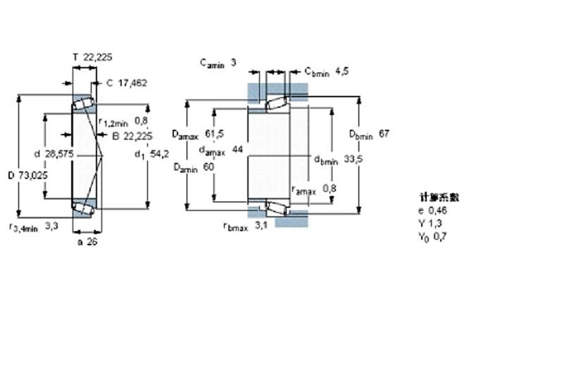 SKF 02872/02820/Q軸承 SKF 02872/02820/Q軸承