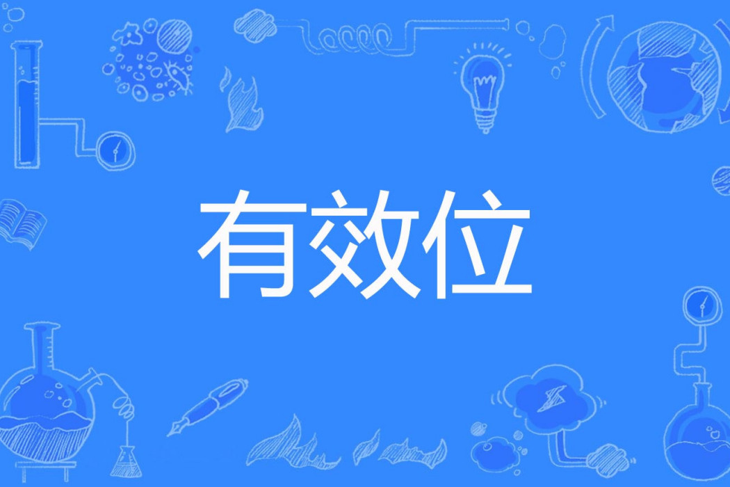 有效位 有效位