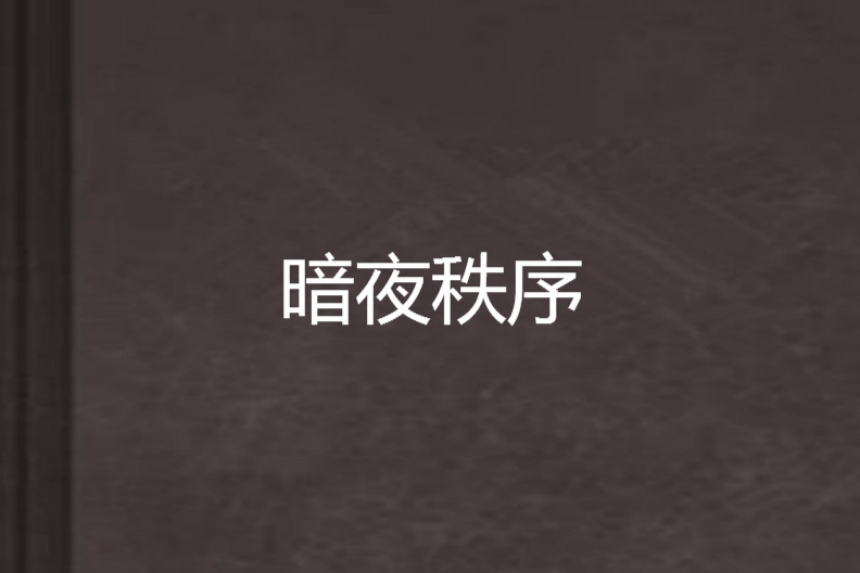 暗夜秩序 暗夜秩序