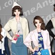 小屋便裝女孩