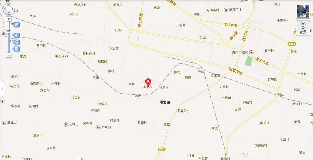 梁北村地圖