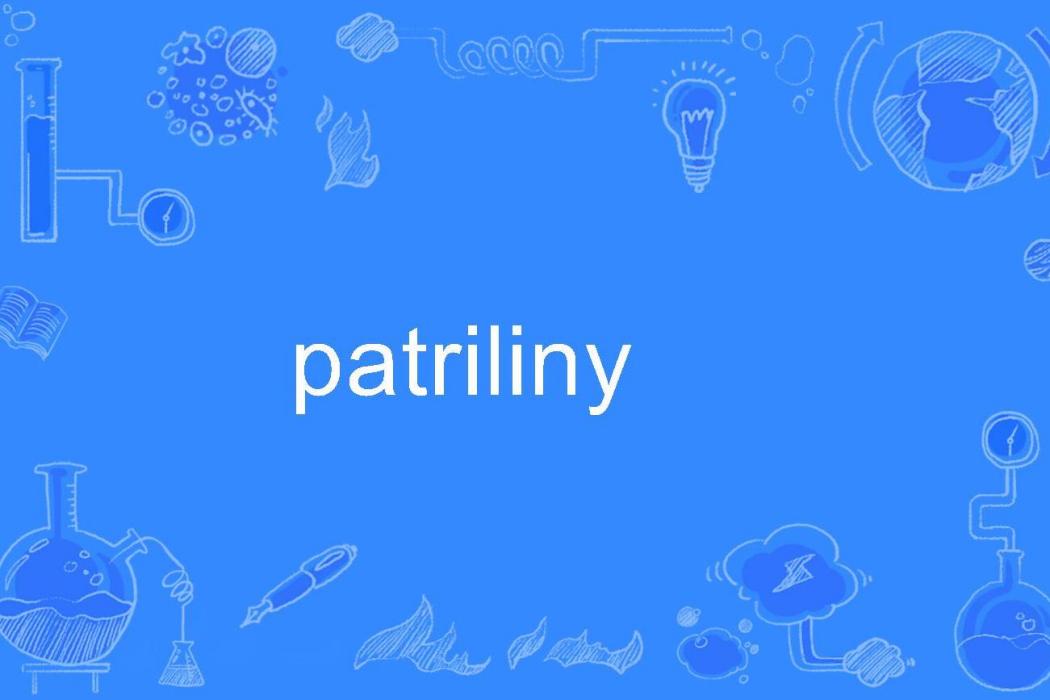 patriliny patriliny