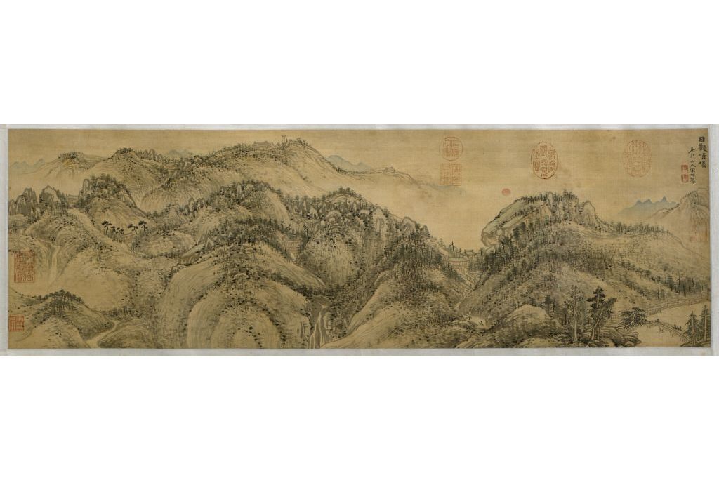五嶽圖(宋旭繪絹本設色) 五嶽圖(宋旭繪絹本設色)