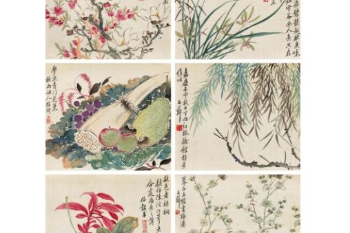 花卉六幀 花卉六幀