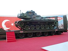 土耳其的M60A3 TTS於安卡拉IDEF&#39;07武器展