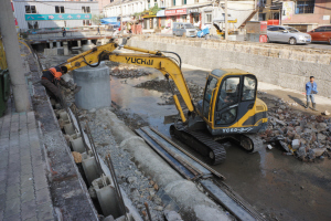 2014年大連自由河流域改造工程