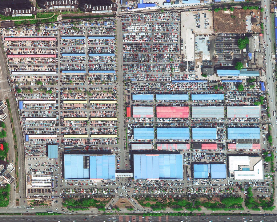 北京市舊車市場百度衛星圖