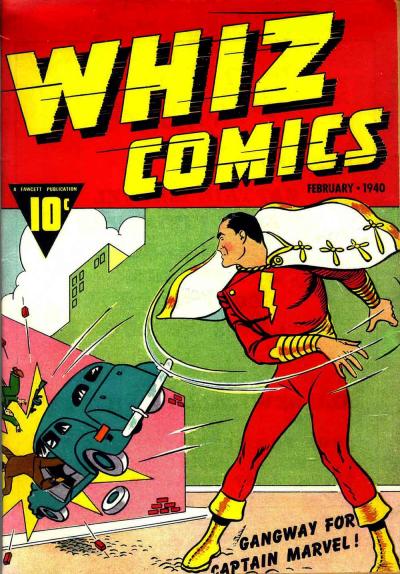 《天才漫畫》（Whiz Comics）第2期（1940年2月）