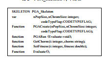 圖3 PGA_Skeleton接口描述代碼