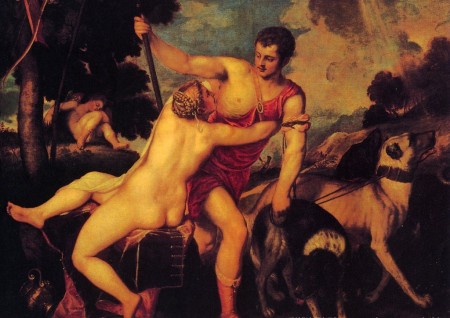 阿佛洛狄忒與情人阿多尼斯