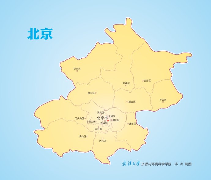 北京區劃圖