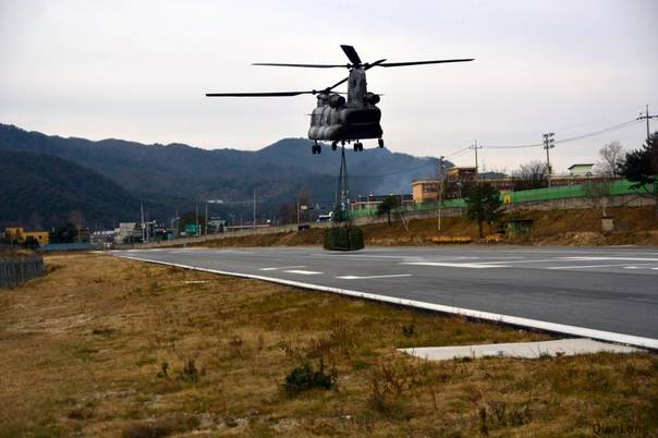 韓軍CH-47運輸直升機