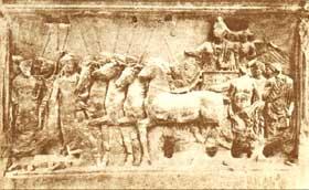 提圖斯凱旋門上的浮雕