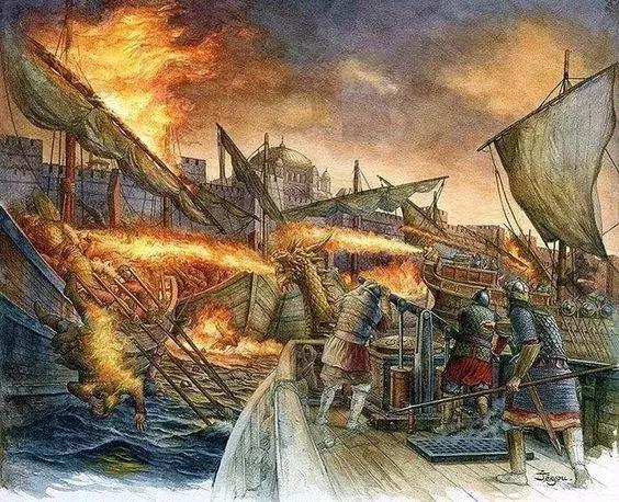 憑藉希臘火的優勢 拜占庭人才屢次勸退了羅斯海盜