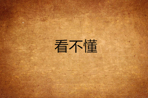 看不懂 看不懂