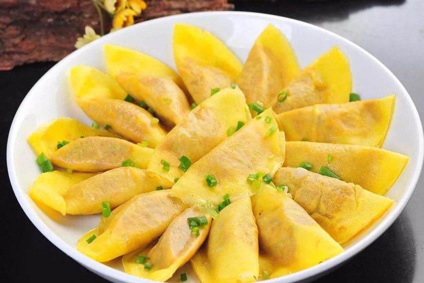 煎釀蛋角 煎釀蛋角