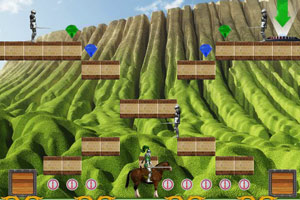 騎士冒險遊戲畫面