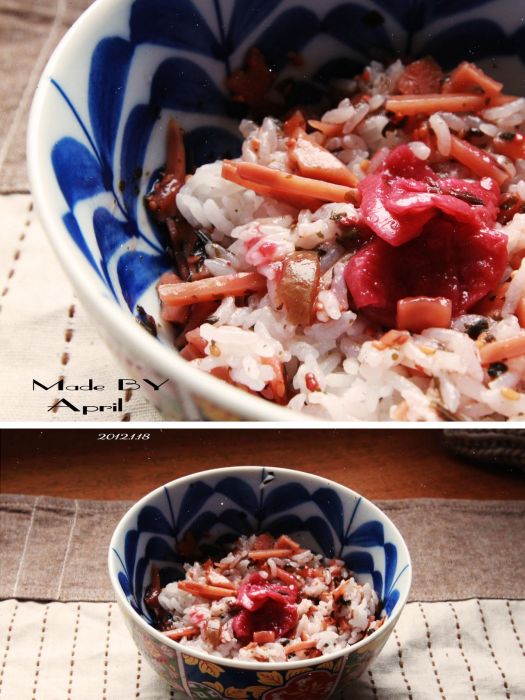 酢漬梅子拌飯