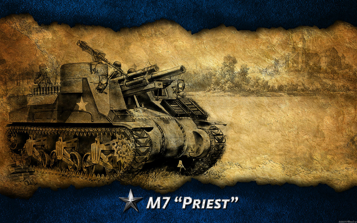 美國M7牧師式自行火炮
