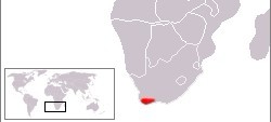 藍馬羚滅絕前的分布地區