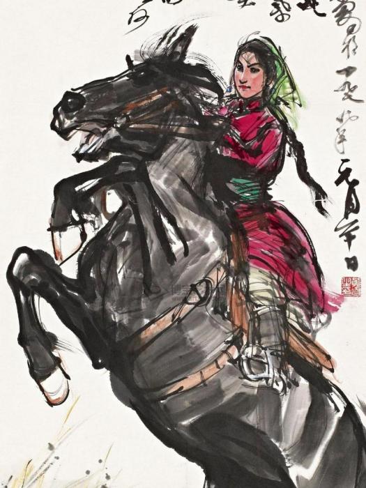 策馬圖 策馬圖