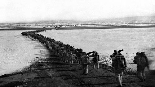 1950年10月1中國人民志願軍跨過鴨綠江