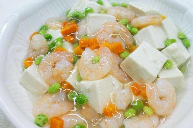 蝦仁燴豆腐