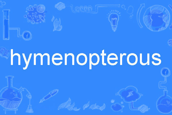hymenopterous hymenopterous