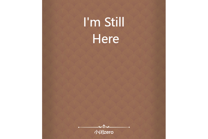I\x27m Still Here I\x27m Still Here