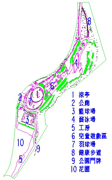 天母公園地圖