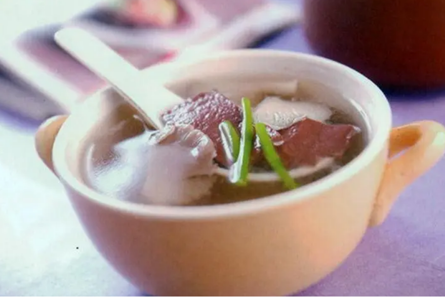 草菇豬血湯 草菇豬血湯