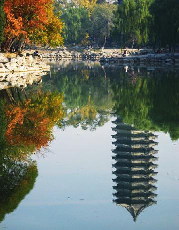 北京大學燕園風景