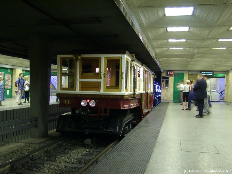 布達佩斯捷運的第一代運營列車，現已退役