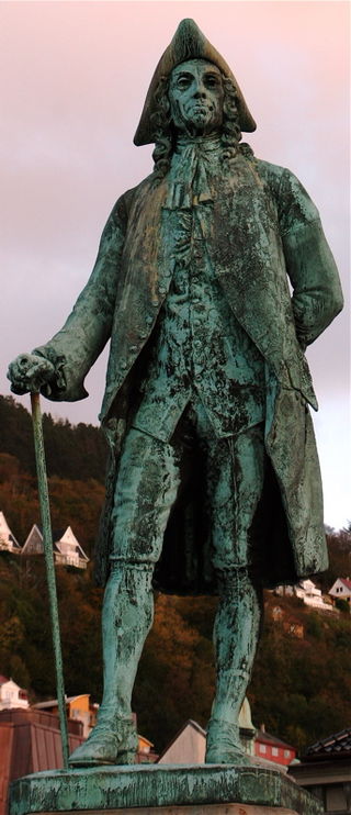 霍爾堡的紀念雕像，挪威卑爾根