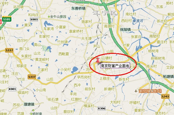 南京財富產業園位置圖