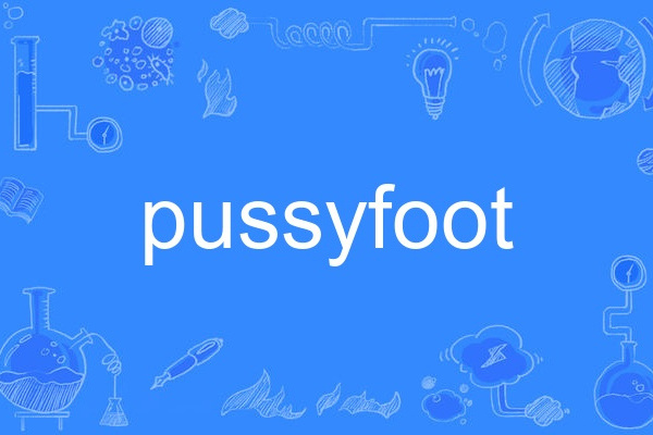 pussyfoot pussyfoot