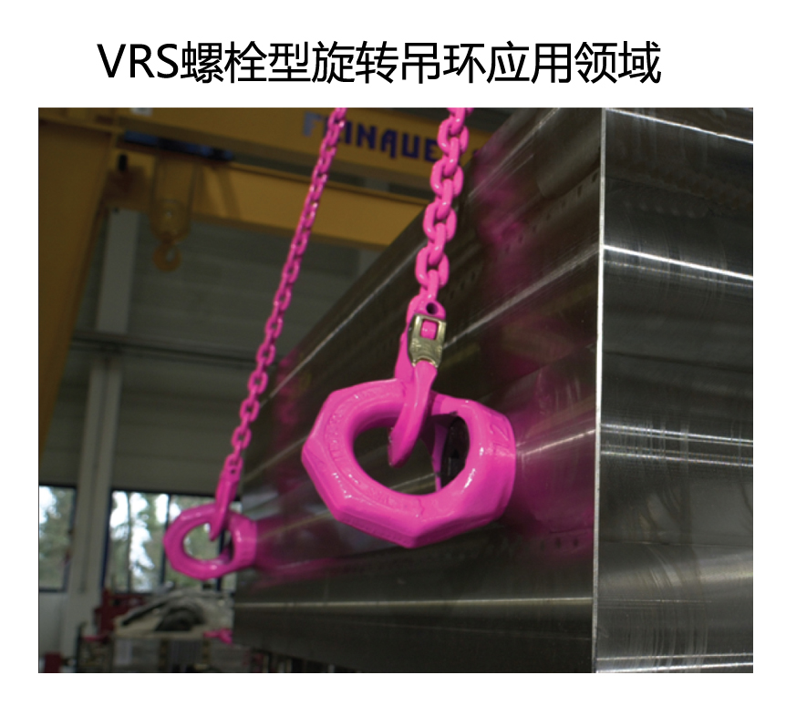 VRS螺栓型吊環套用領域