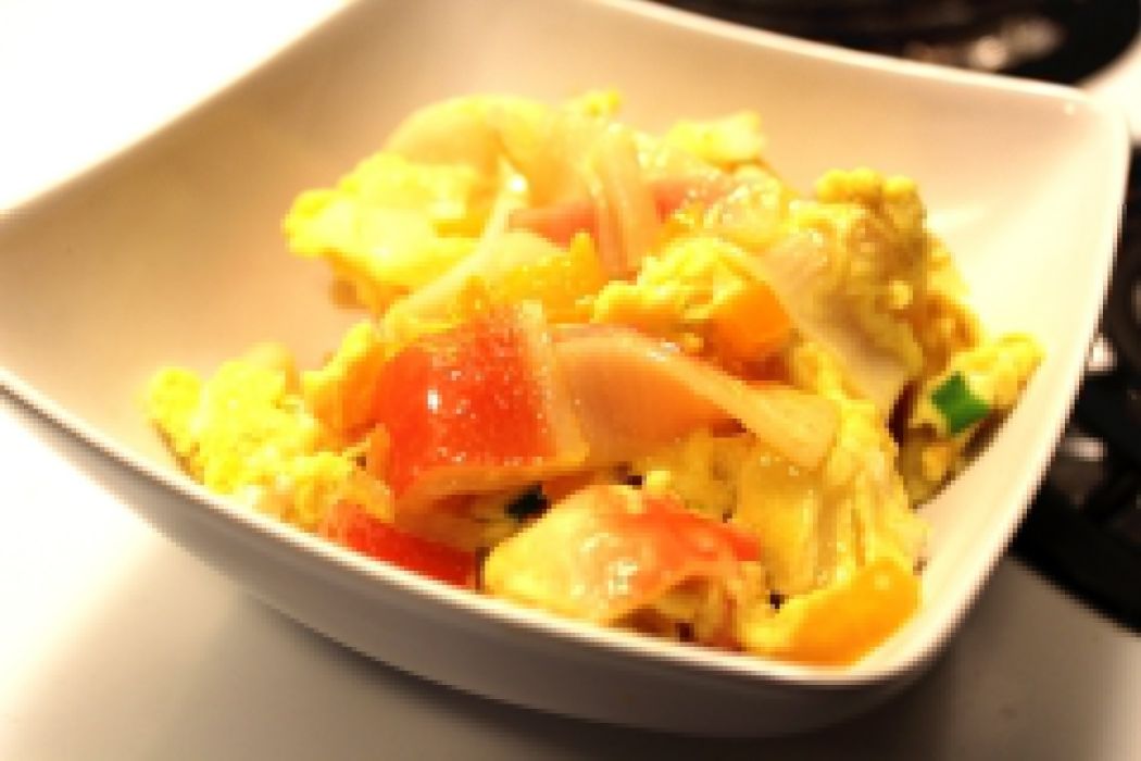 蟹棒炒蛋 蟹棒炒蛋