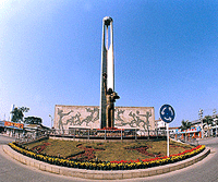 中國女排三連冠紀念碑
