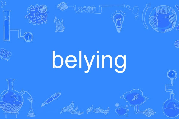 belying belying