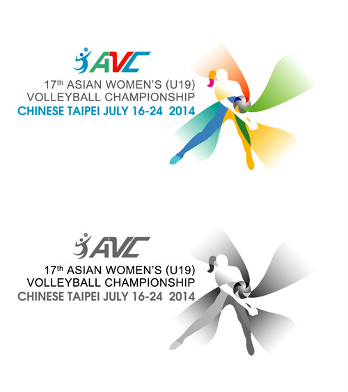 2014年U19女排亞錦賽會徽3