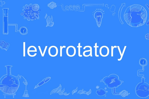 levorotatory levorotatory