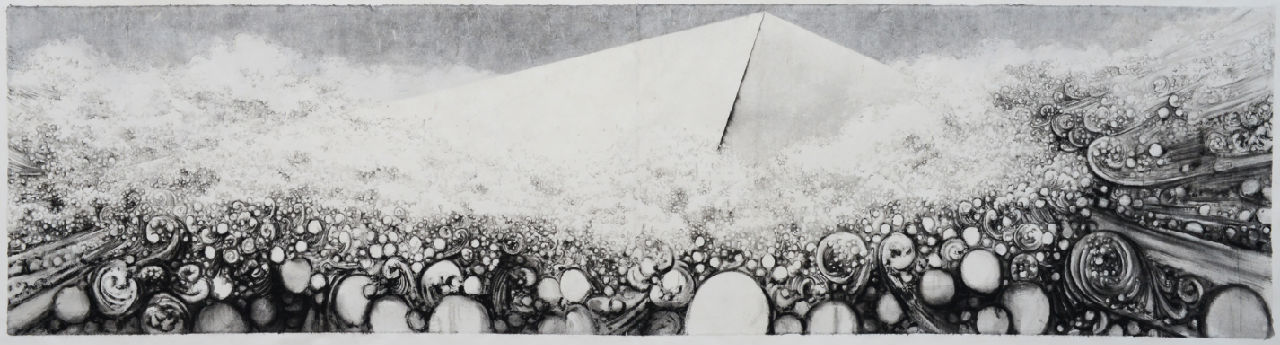 《冰山之隱－誰主沉浮》470x122cm,2011