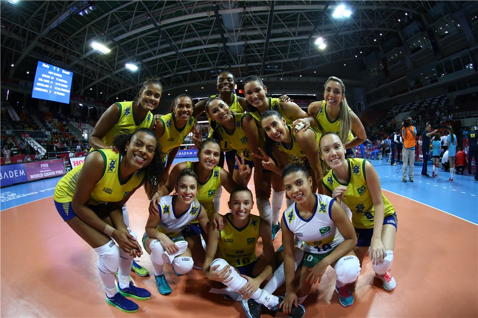 巴西女排奪得土耳其站冠軍