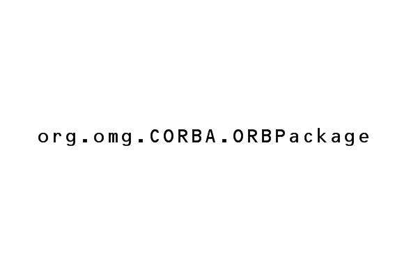org.omg.CORBA.ORBPackage