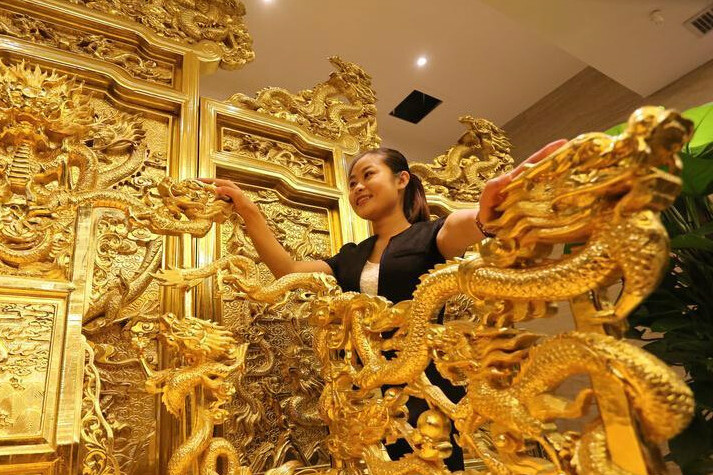 黃金龍椅 黃金龍椅